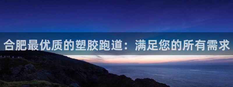 谈球吧娱乐app下载官网苹果手机：合肥最优质的塑胶跑