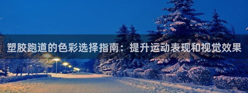 谈球吧(中国)官方网站：塑胶跑道的色彩选择指南：提升