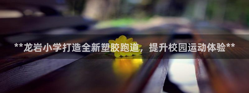 谈球吧打不开了：**龙岩小学打造全新塑胶跑道，提升校园运动体验**