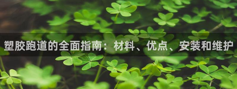 谈球吧app体育：塑胶跑道的全面指南：材料、优点、安装和维护