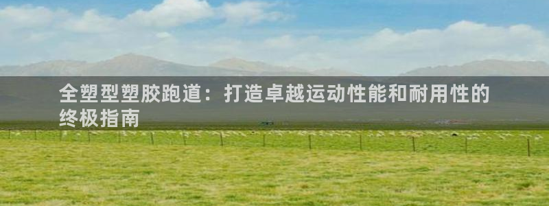谈球吧官网在线入口：全塑型塑胶跑道：打造卓越运动性能和耐用性的
终极指南