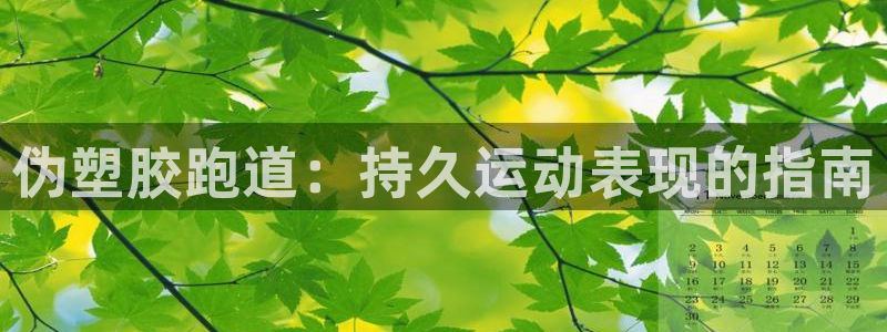 谈球吧体育app下载中心官网手机版：伪塑胶跑道：持久运动表现的指南