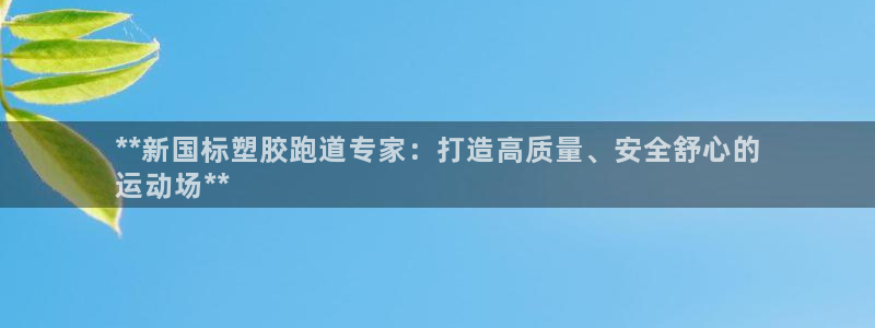 谈球吧官方网站：**新国标塑胶跑道专家：打造高质量、安全舒心的
运动场**