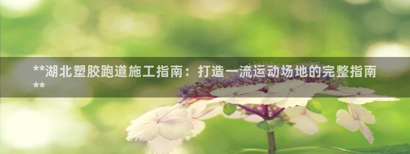 谈球吧电子：**湖北塑胶跑道施工指南：打造一流运动场地的完整指南
**