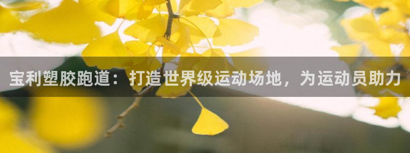 谈球吧可靠吗：宝利塑胶跑道：打造世界级运动场地，为运动员助力